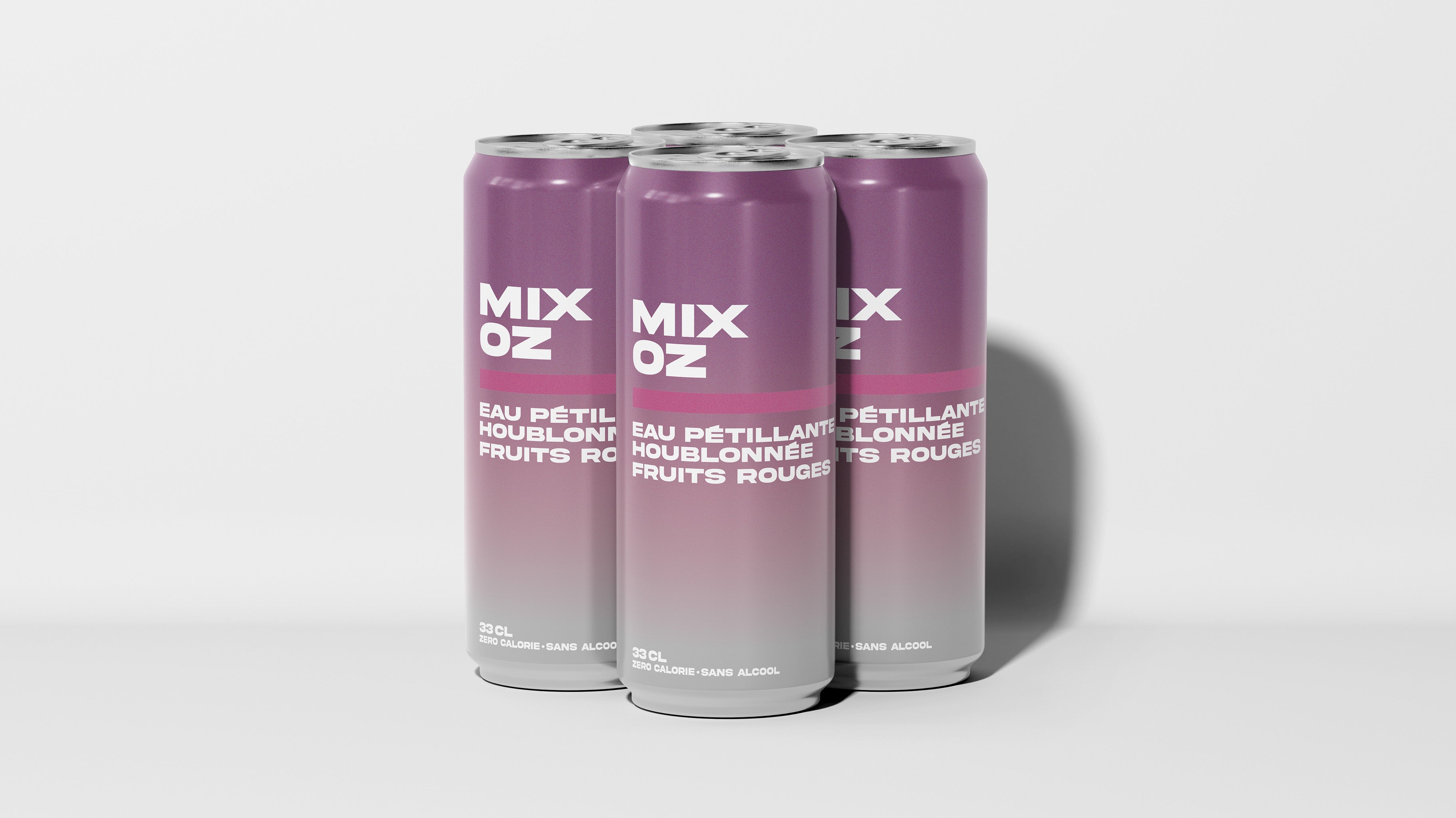 Eau houblonnée pétillante Fruits Rouges X4